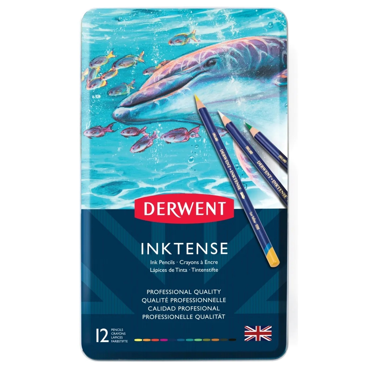 Derwent Inktense Pencils Set of 12 - Nail Gallerys