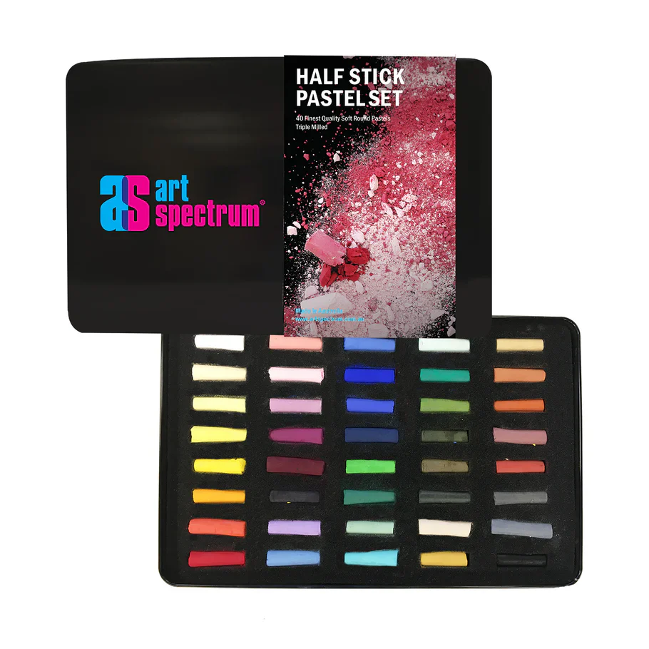 Art Spectrum Artists' Soft Pastel Half-Stick Set of 40 - Nail Gallerys