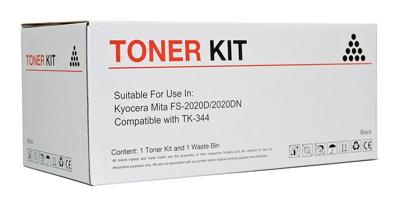 Icon Compatible Kyocera Compatible Tk344 Black Toner Cartridge - Nail Gallerys