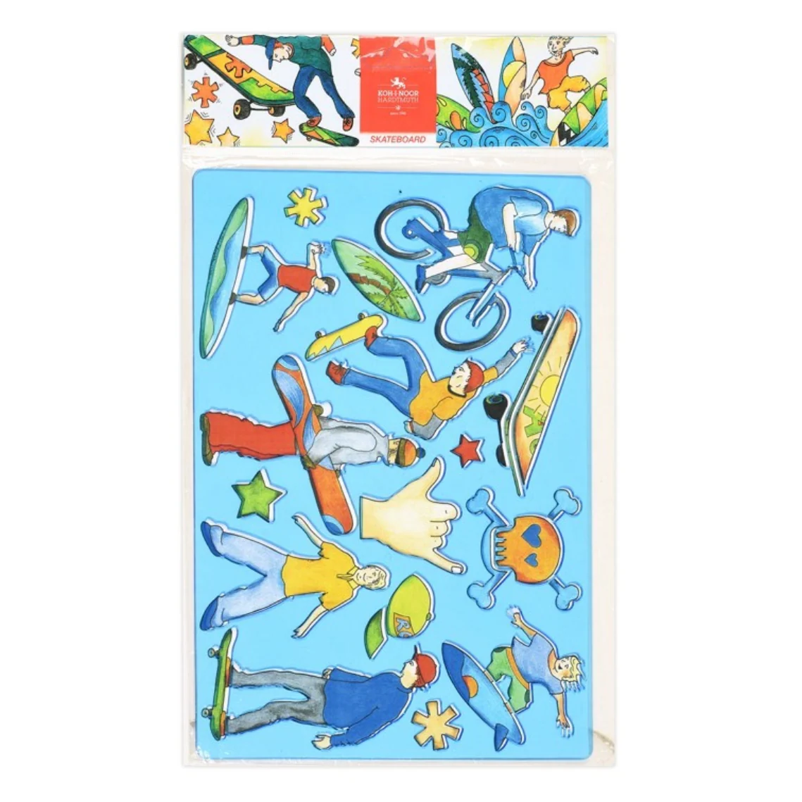 Koh-I-Noor Drawing Template Skateboard Stencils - Nail Gallerys