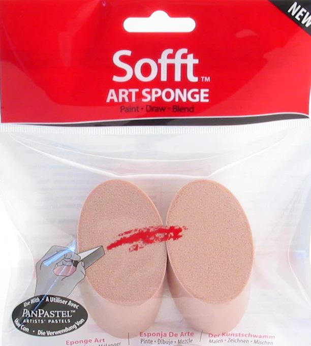 Sofft Art Sponge Angle/Slice Round - Packet Of 2 - Nail Gallerys