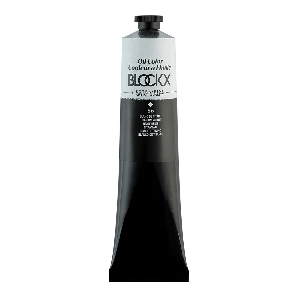 BLOCKX Artists' Oil Paints 200ml Titanium White - Nail Gallerys