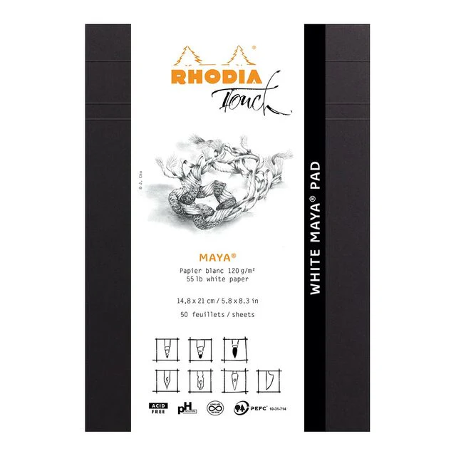 Rhodia Touch Maya White Pad A5 - Nail Gallerys