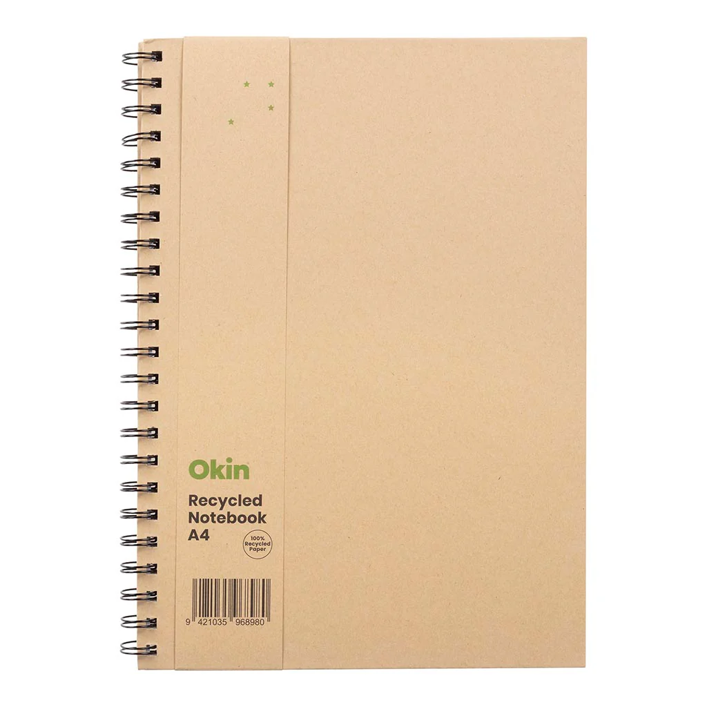 Okin Eco Spiral Hardcover Notebooks - Nail Gallerys