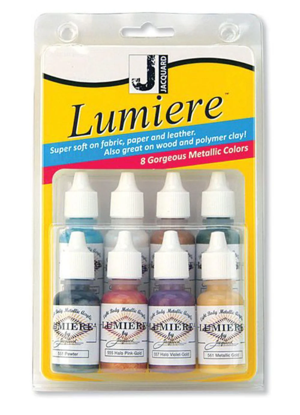 Jacquard Lumiere Mini Exciter Pack Of 8 - Nail Gallerys