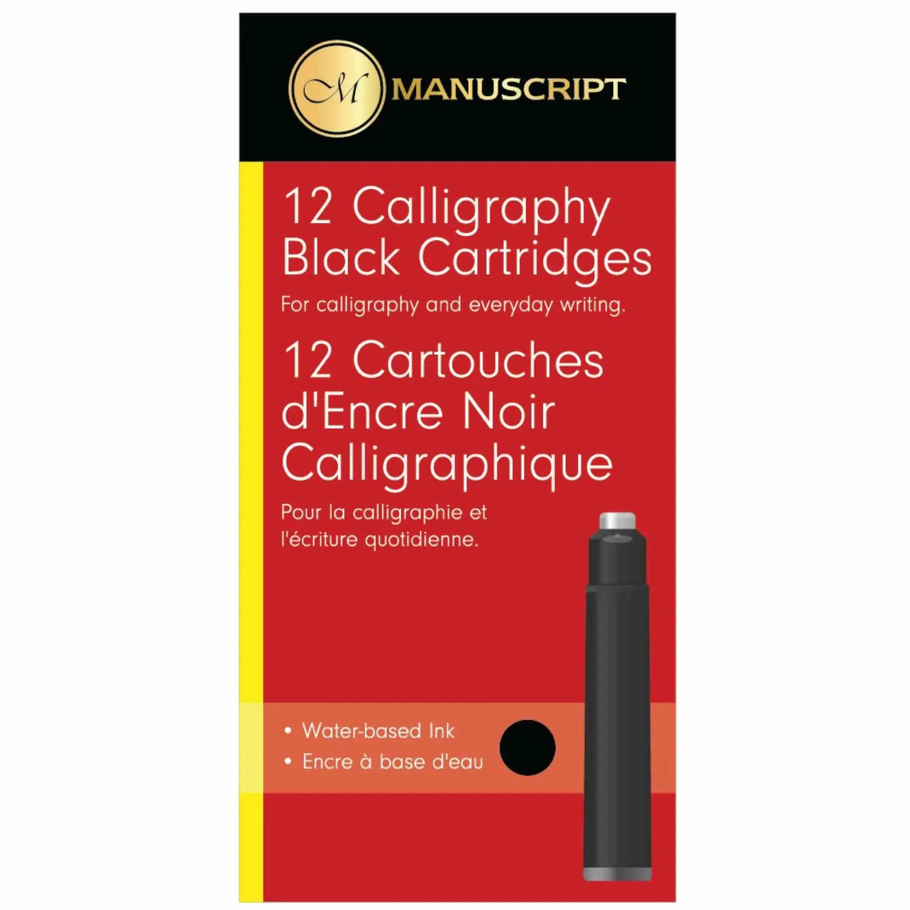 Manuscript Fountain Pen Cartridges Pack Of 12 - Nail Gallerys