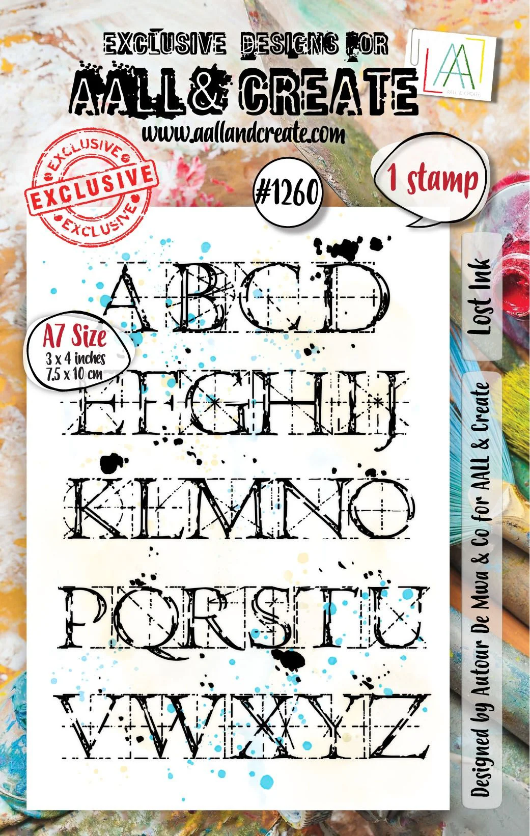 AALL And Create A6 Photopolymer Clear Lost Ink Stamp Set - Nail Gallerys