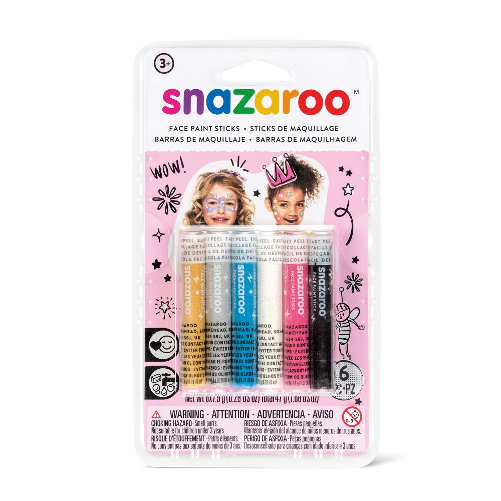 Snazaroo Facepaint Sticks Set of 6 Girl - Nail Gallerys