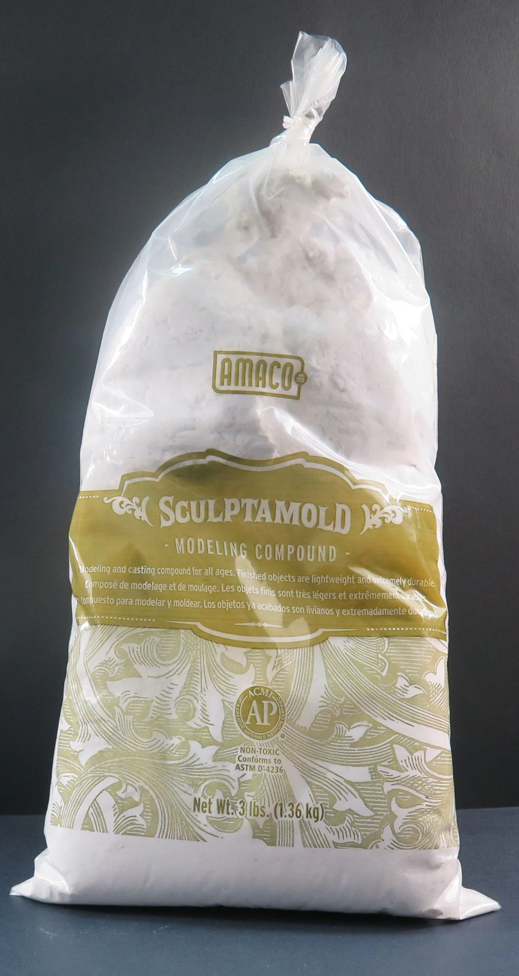 Amaco Sculptamold Modelling Compound 3lb - Nail Gallerys