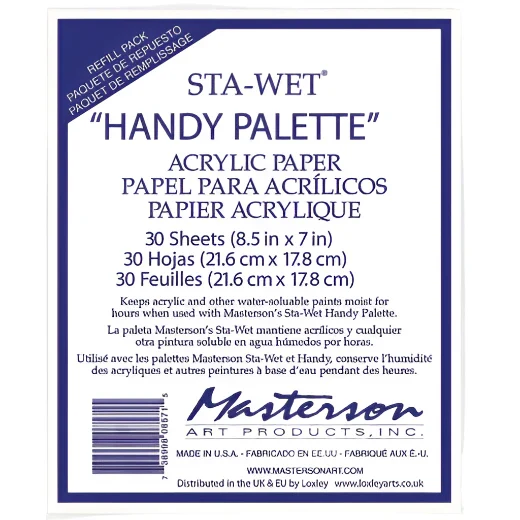 Masterson Palette Paper Refill 8.5x7 Inch - Nail Gallerys