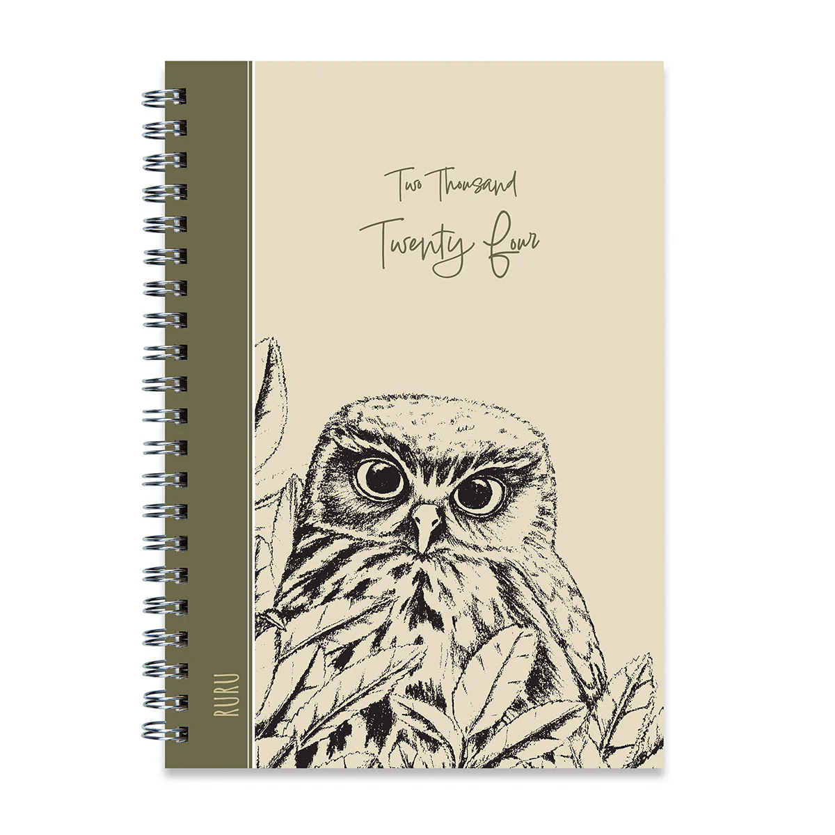 Kanuka Glen Art A53 Wiro Diary 2024 Ruru - Nail Gallerys