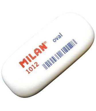 Milan 1012 Synthetic Rubber Oval Eraser - Nail Gallerys