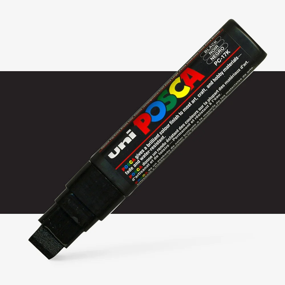 Uni Posca PC-17K 15.0mm Extra-broad Chisel Tip Markers - Nail Gallerys