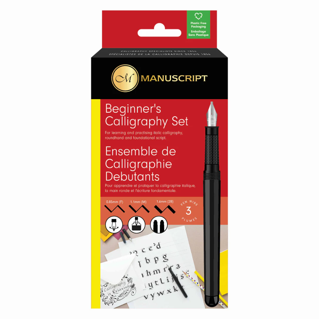 Manuscript Calligraphy Beginners Nibs Set Of 3 - Nail Gallerys