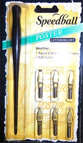 Speedball Poster Pen Set - Nail Gallerys