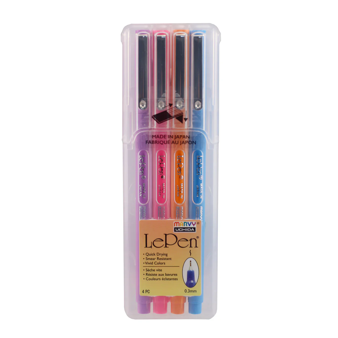 Marvy Le Pen Brilliant Pens Set Of 4 - Nail Gallerys