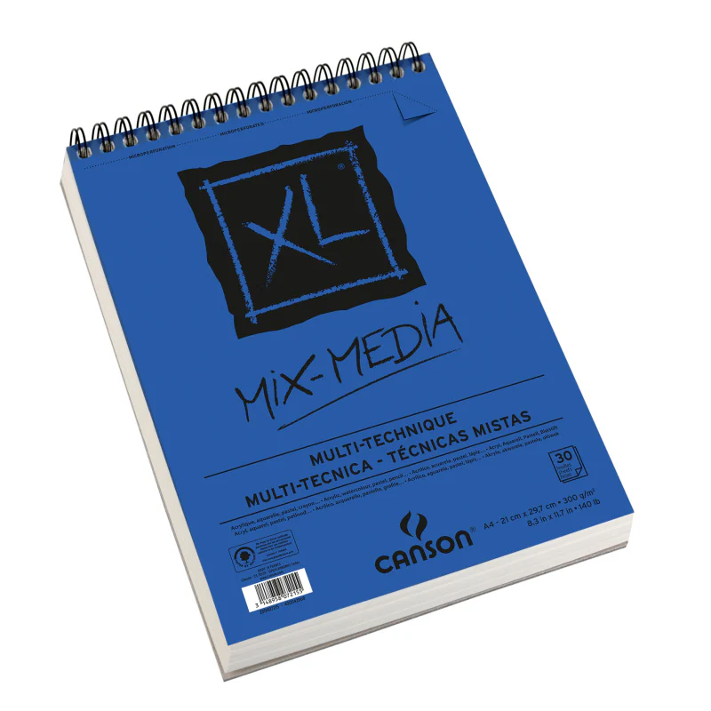 Canson XL Mix Media 300gsm 30 Sheet Sketch Pads - Nail Gallerys
