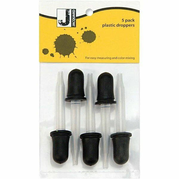 Jacquard Plastic Dropper Pack Of 5 - Nail Gallerys