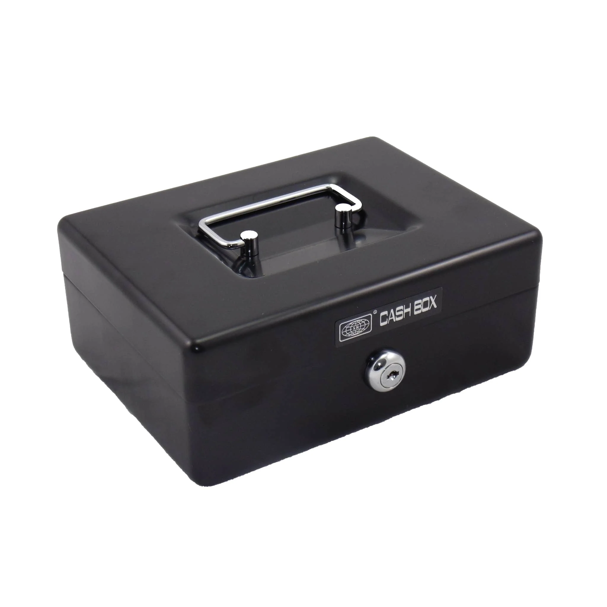 Cash Box 8 Inch Black Cb-2108bk - Nail Gallerys