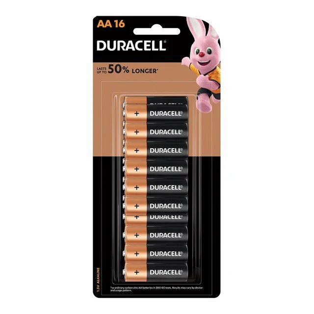 Duracell Coppertop Alkaline Aa Battery Pack Of 16 - Nail Gallerys