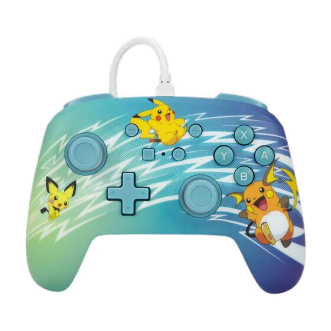Powera Enhanced Wired Controller Pikachu Evolve Nintendo Switch - Nail Gallerys