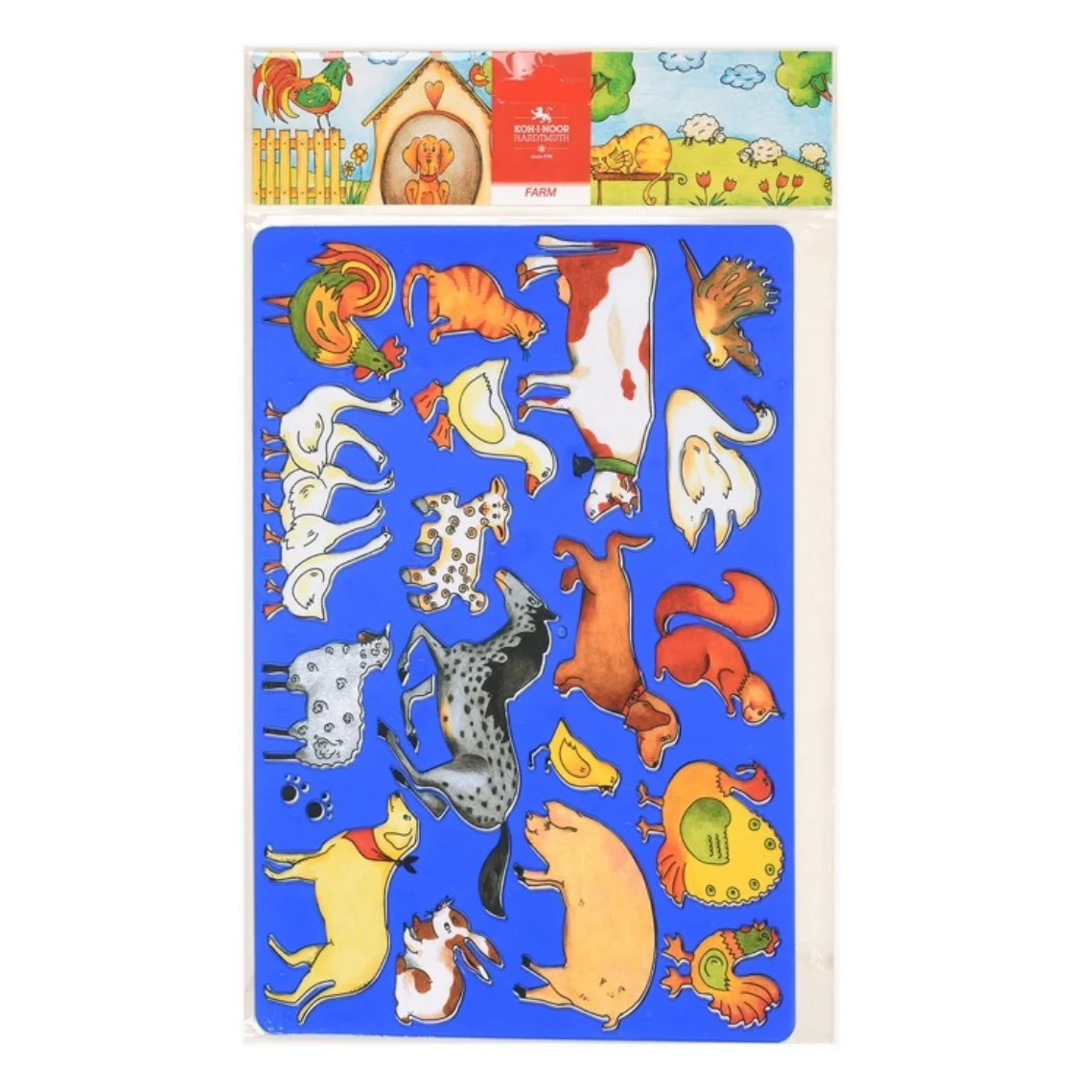 Koh-I-Noor Drawing Template Farm - Nail Gallerys