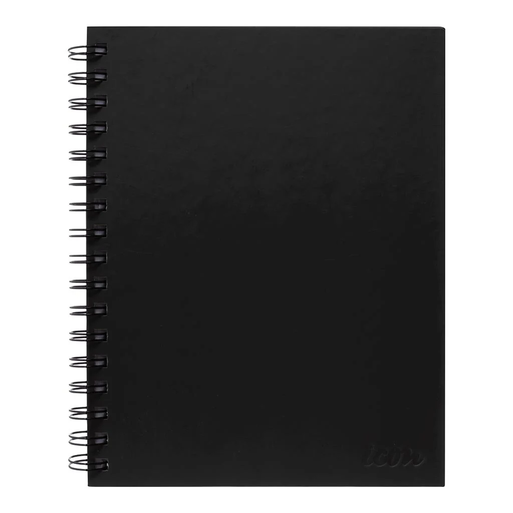 Icon Spiral Notebook A5 Hard Cover 200 Pg - Pack Of 3 - Nail Gallerys