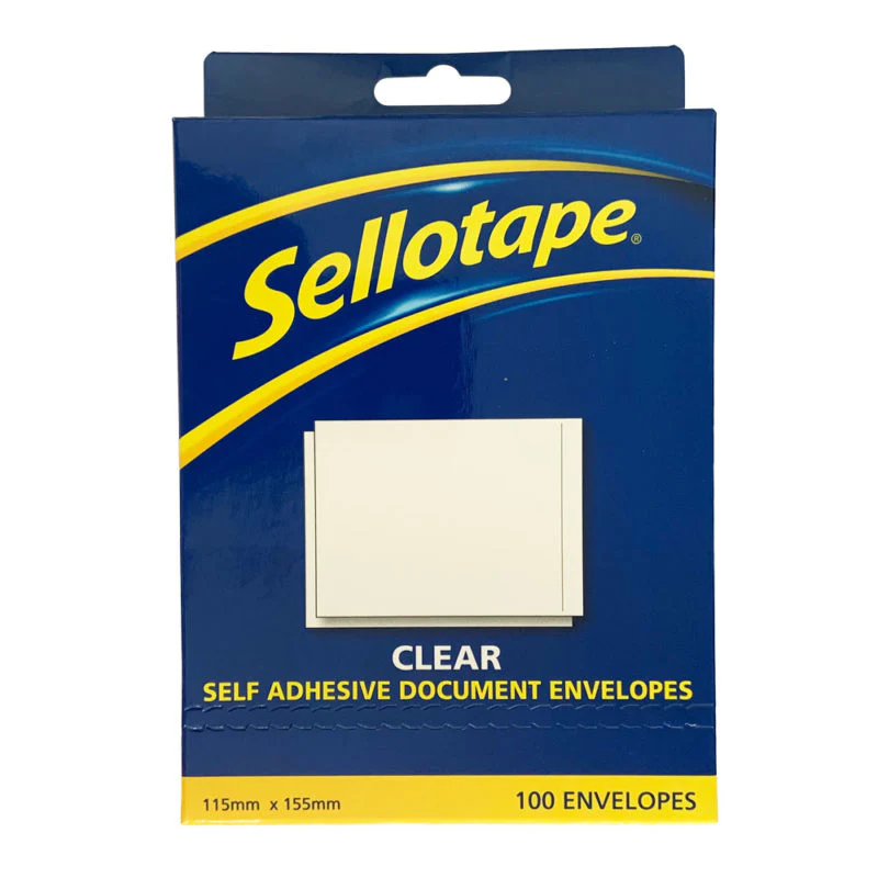 Sellotape Labelopes Clear 115x155mm - Nail Gallerys
