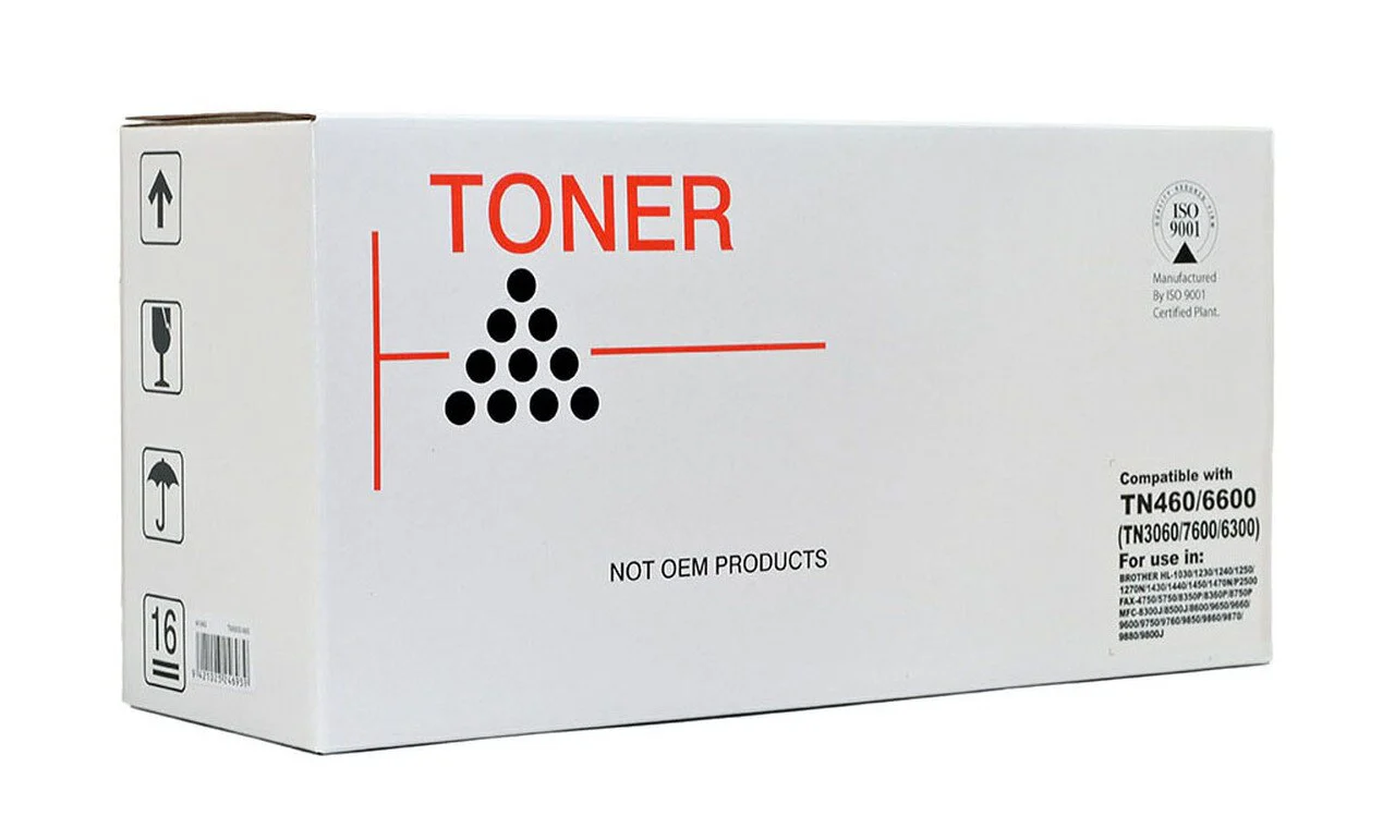 Icon Compatible Brother Tn3060/6600/7600 (tn460) Black Toner Cartridge - Nail Gallerys