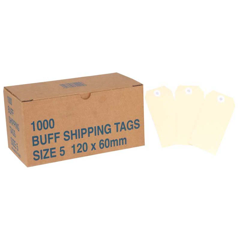 Globe Manilla Tags No.5 120x60mm Box Of 1000 - Nail Gallerys