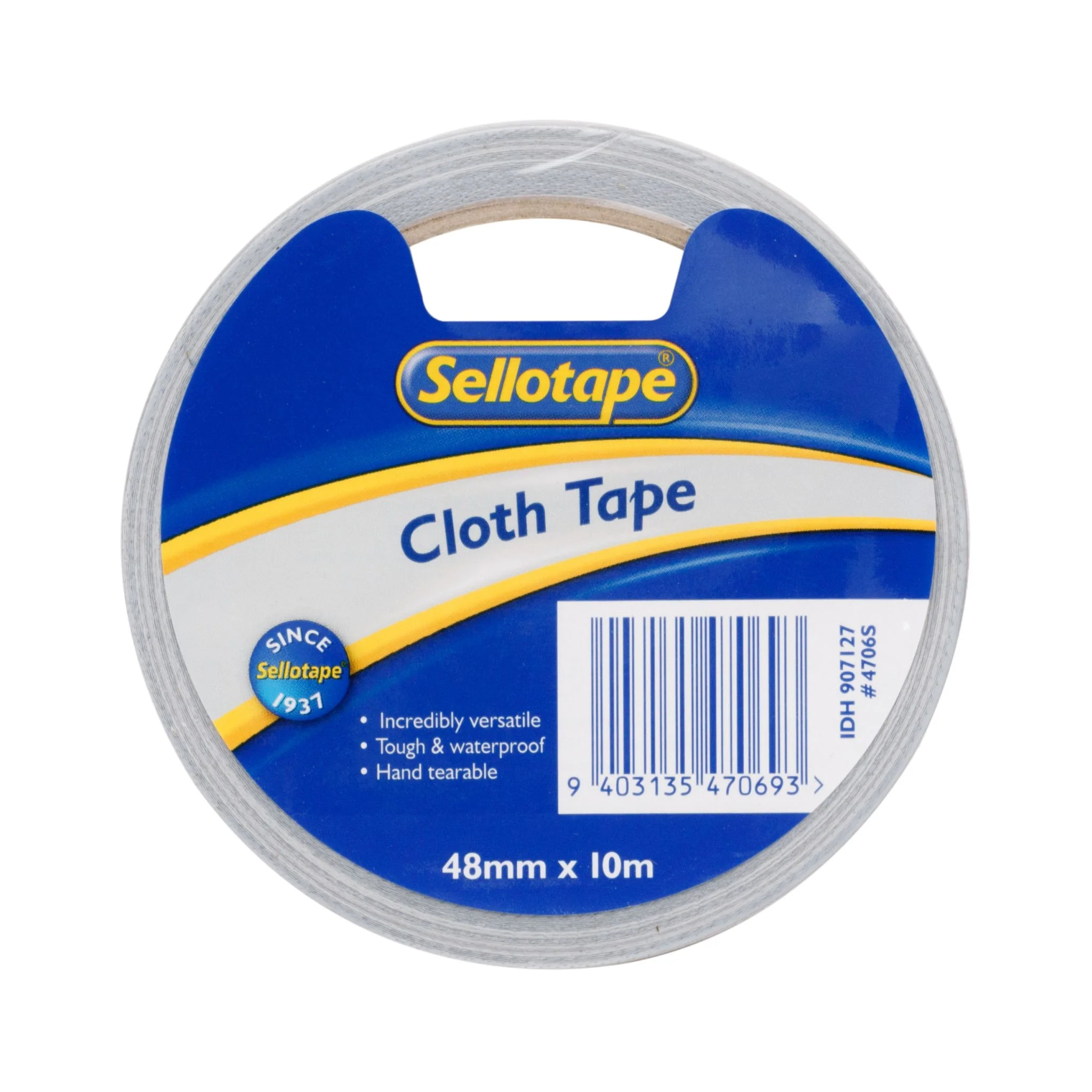 Sellotape 4706S Cloth Silver 48mmx10m - Nail Gallerys