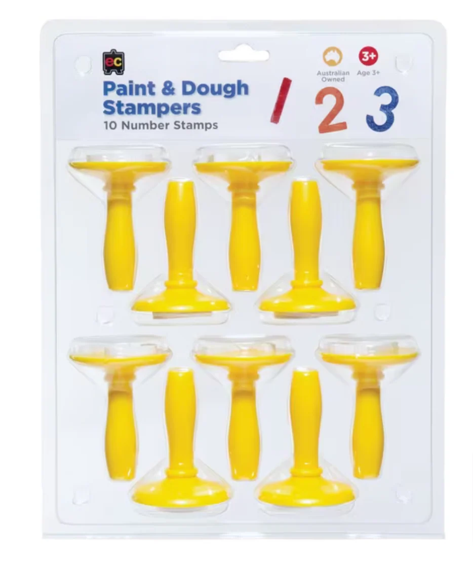 EC Numbers 0-9 Paint Stampers Set Of 6 - Nail Gallerys