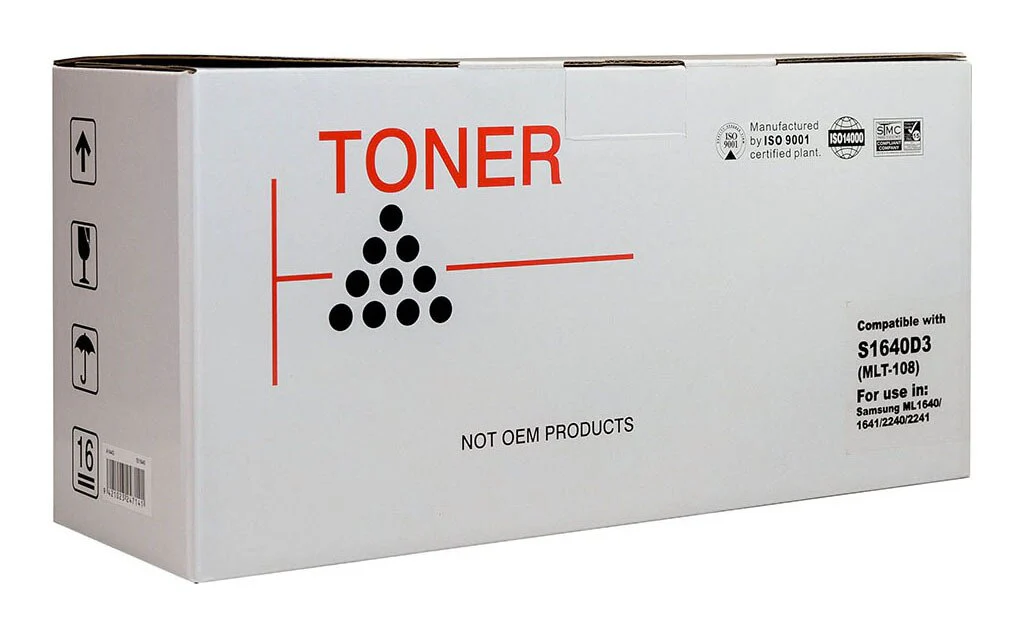 Icon Compatible Samsung Mlt-d108s/ml1640 Black Toner Cartridge - Nail Gallerys