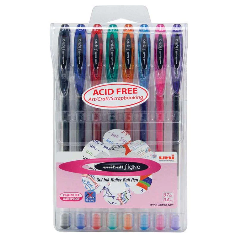 Uni-ball Signo Fine 0.7mm Capped Assorted Sets - Nail Gallerys