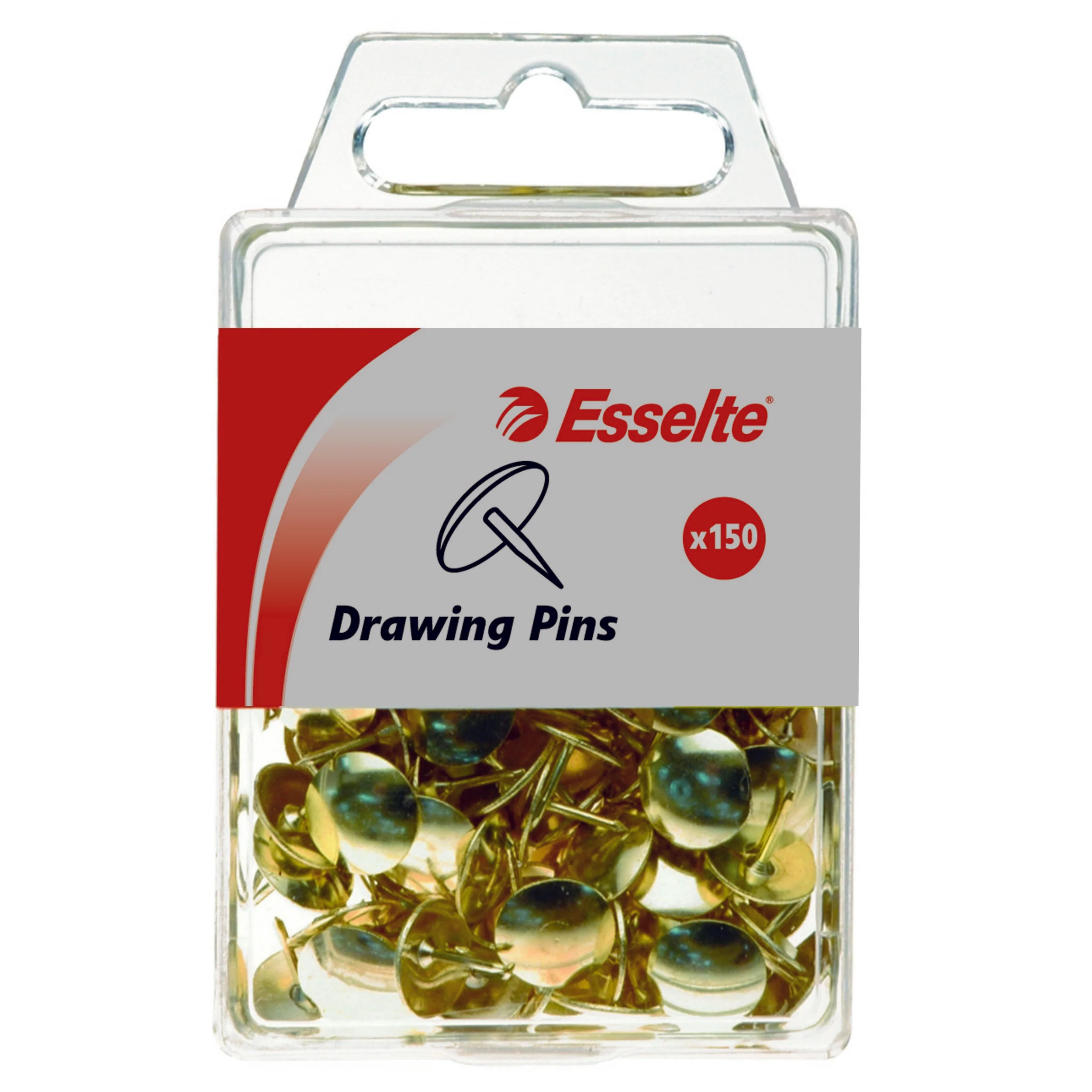 Esselte Pins Drawing Brass Pack Of 150 - Nail Gallerys