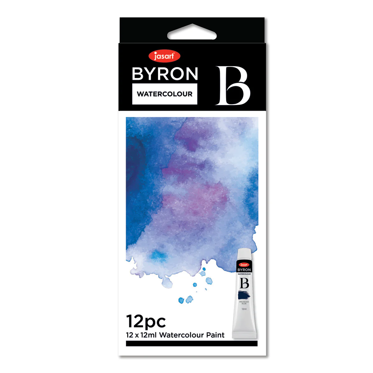 Jasart Byron 12ml Watercolour Paints Set Of 12 - Nail Gallerys