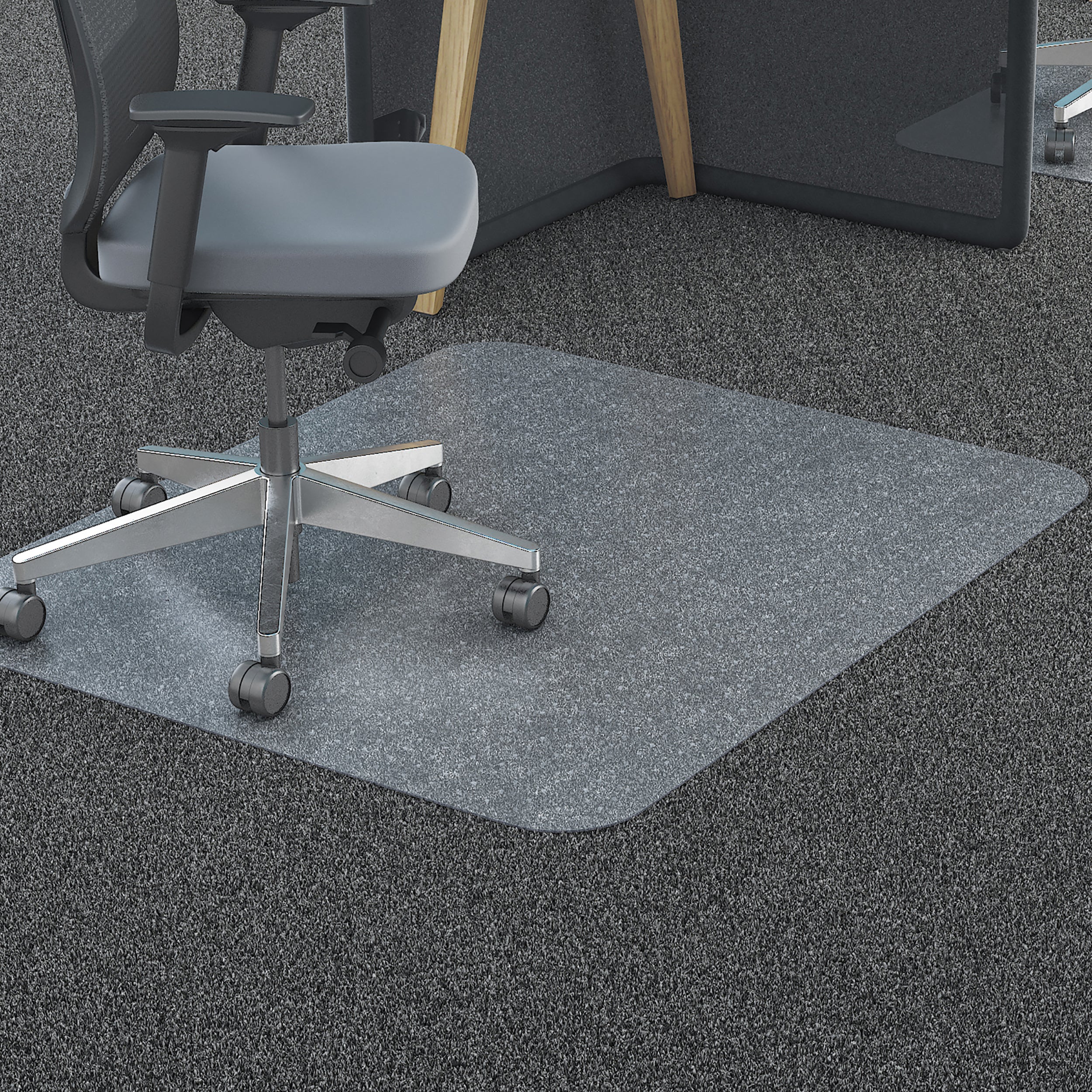 Marbig Chairmat Polycarb Carpet All Rectangle Shape - Nail Gallerys
