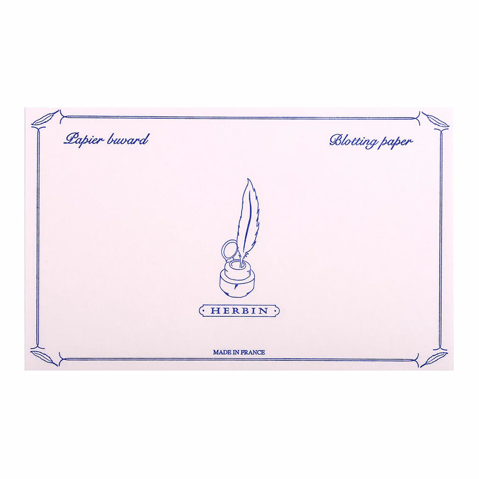 Jacques Herbin Blotter Paper 12x16cm - Pack Of 10 - Nail Gallerys