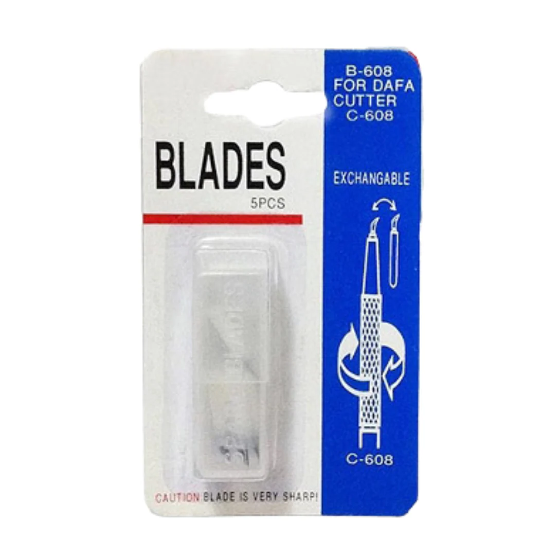 Dafa B-608 Spare Cutter Blades 5 Pieces - Nail Gallerys