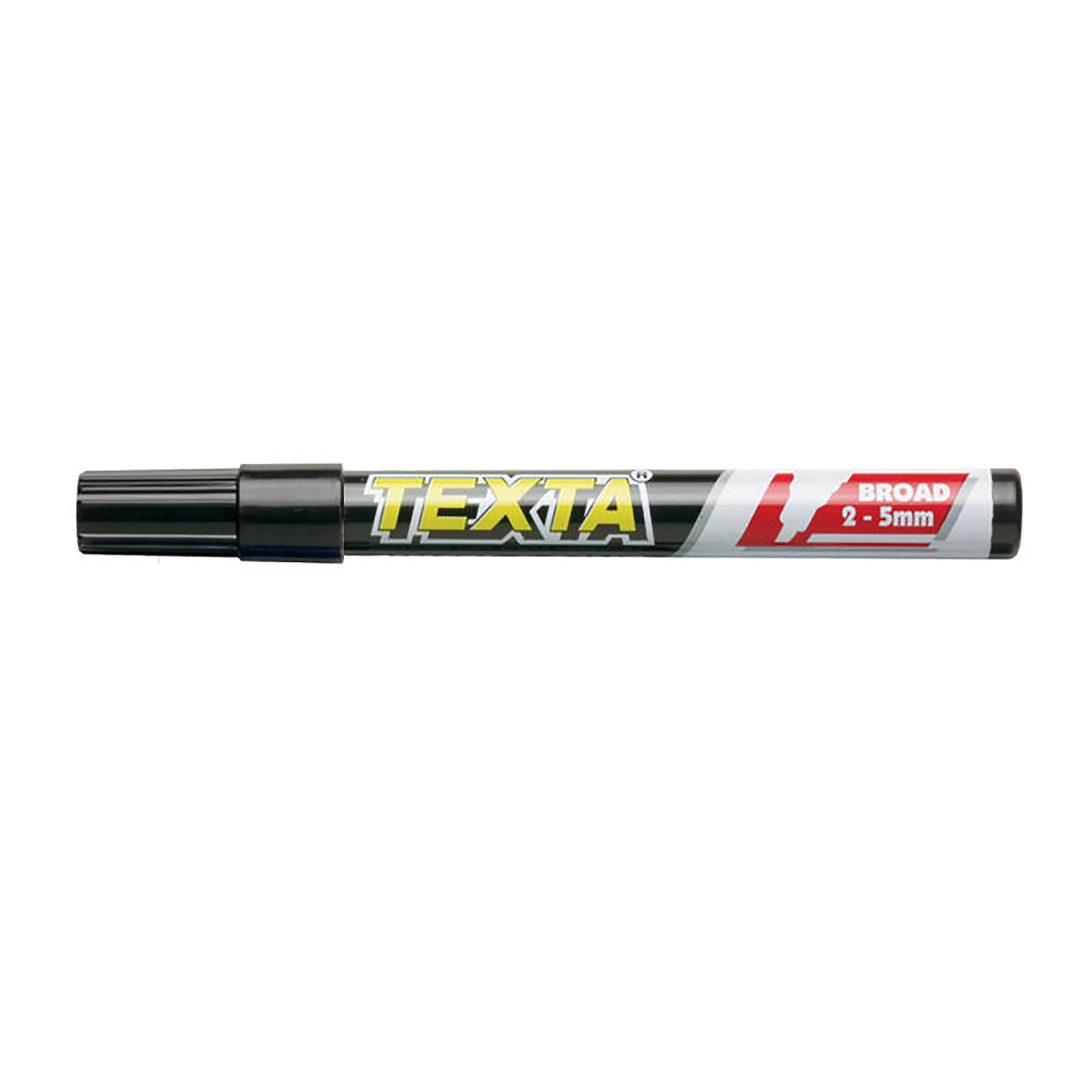 Texta Marker Chisel Tip Black Pack Of 12 - Nail Gallerys