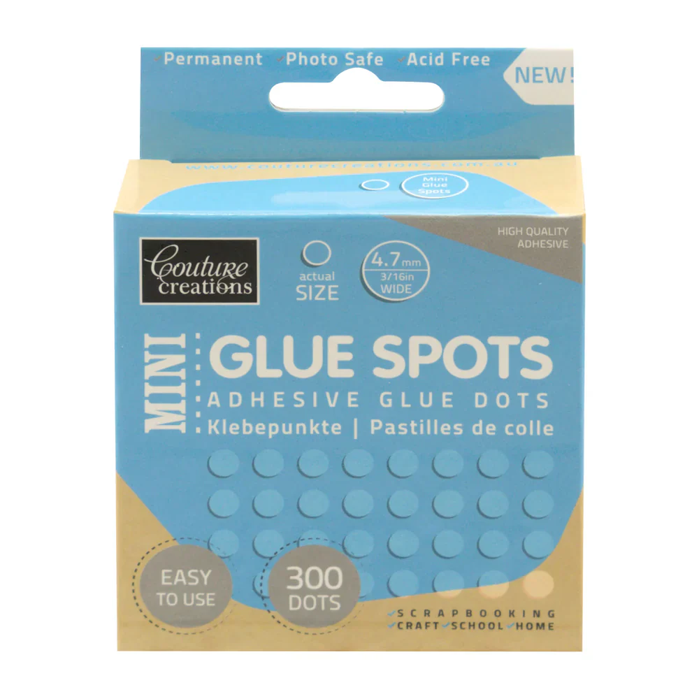Couture Creations Adhesive 3D Mini Glue Spots 300 Pieces - Nail Gallerys
