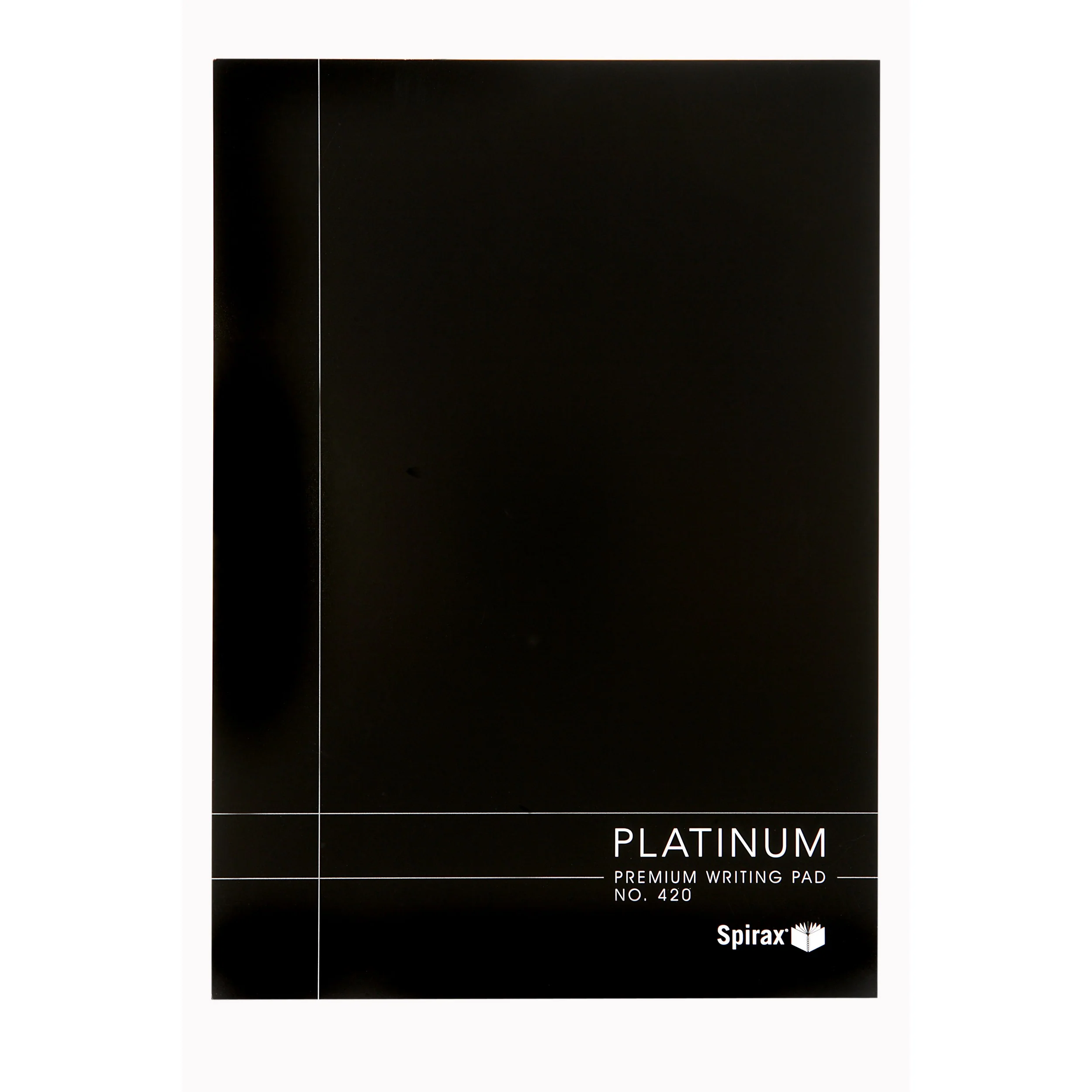 Spirax 420 Writing Pad Platinum - White A4 100 Page - Pack Of 5 - Nail Gallerys