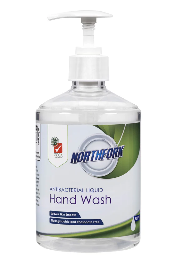 Northfork Geca Liquid Hand Wash Antibacterial Box Of 12 X 500ml - Nail Gallerys