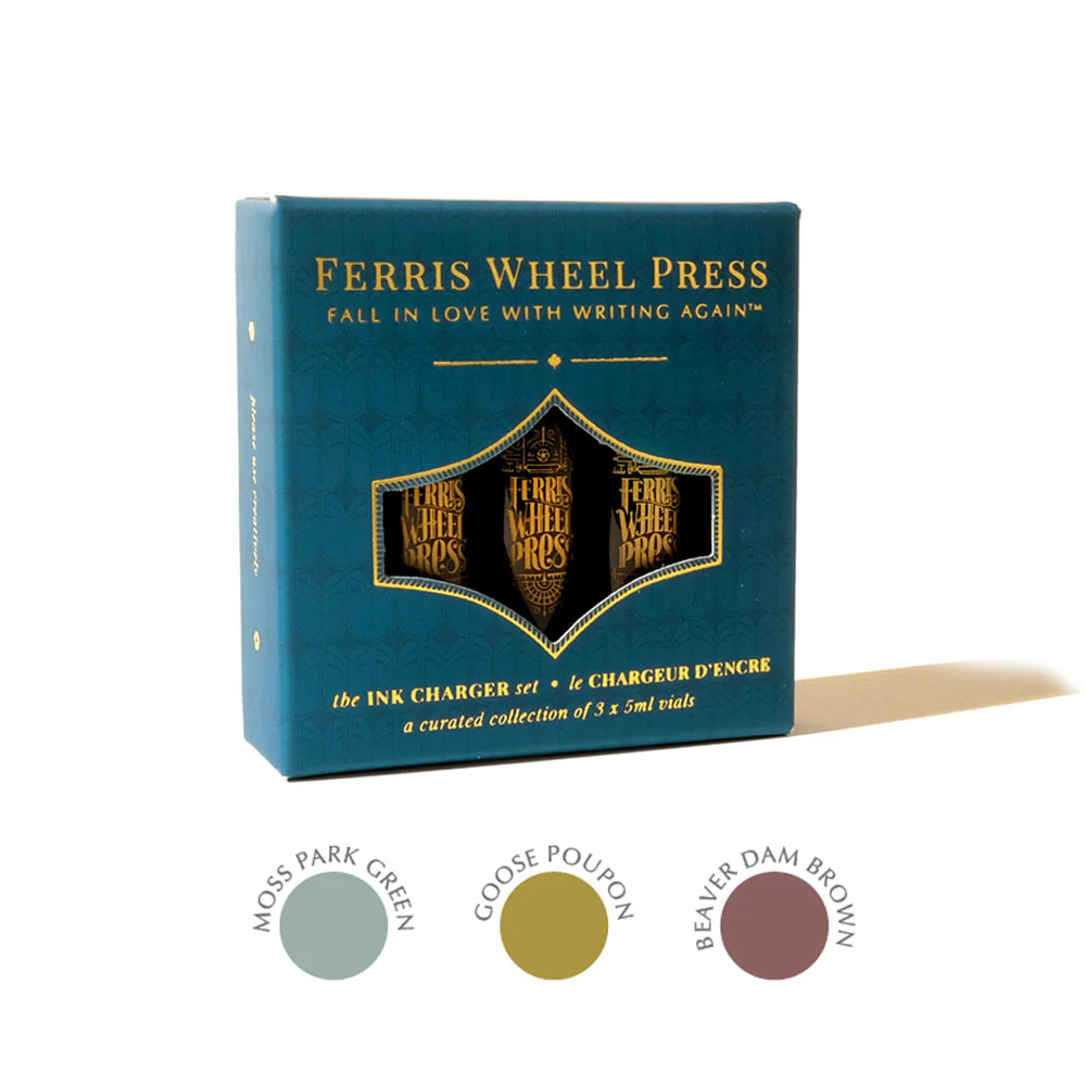 Ferris Wheel Press Ink Charger Set The Moss Park Collection - Nail Gallerys