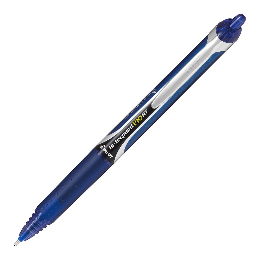 Pilot Hi-Tecpoint V10RT Rollerball Broad Pens - Nail Gallerys