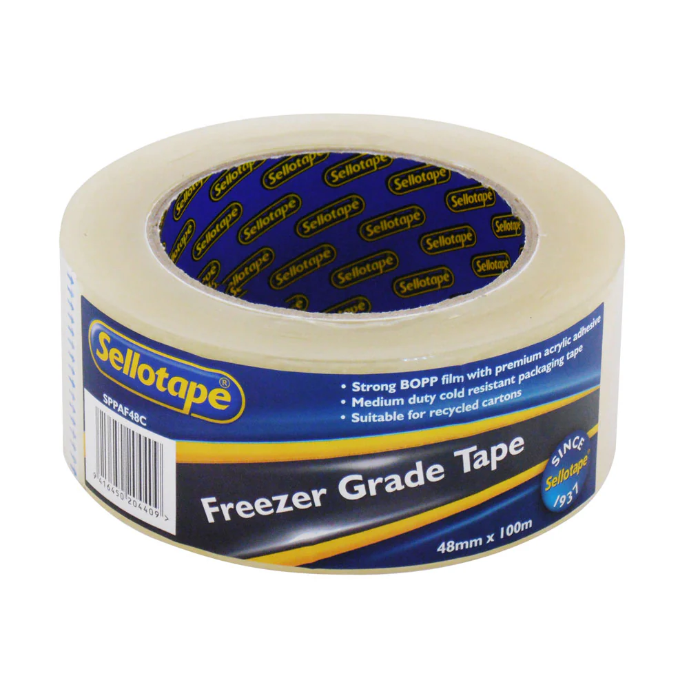 Sellotape Packaging Tape Freezer Clear 48mmx100m - Nail Gallerys