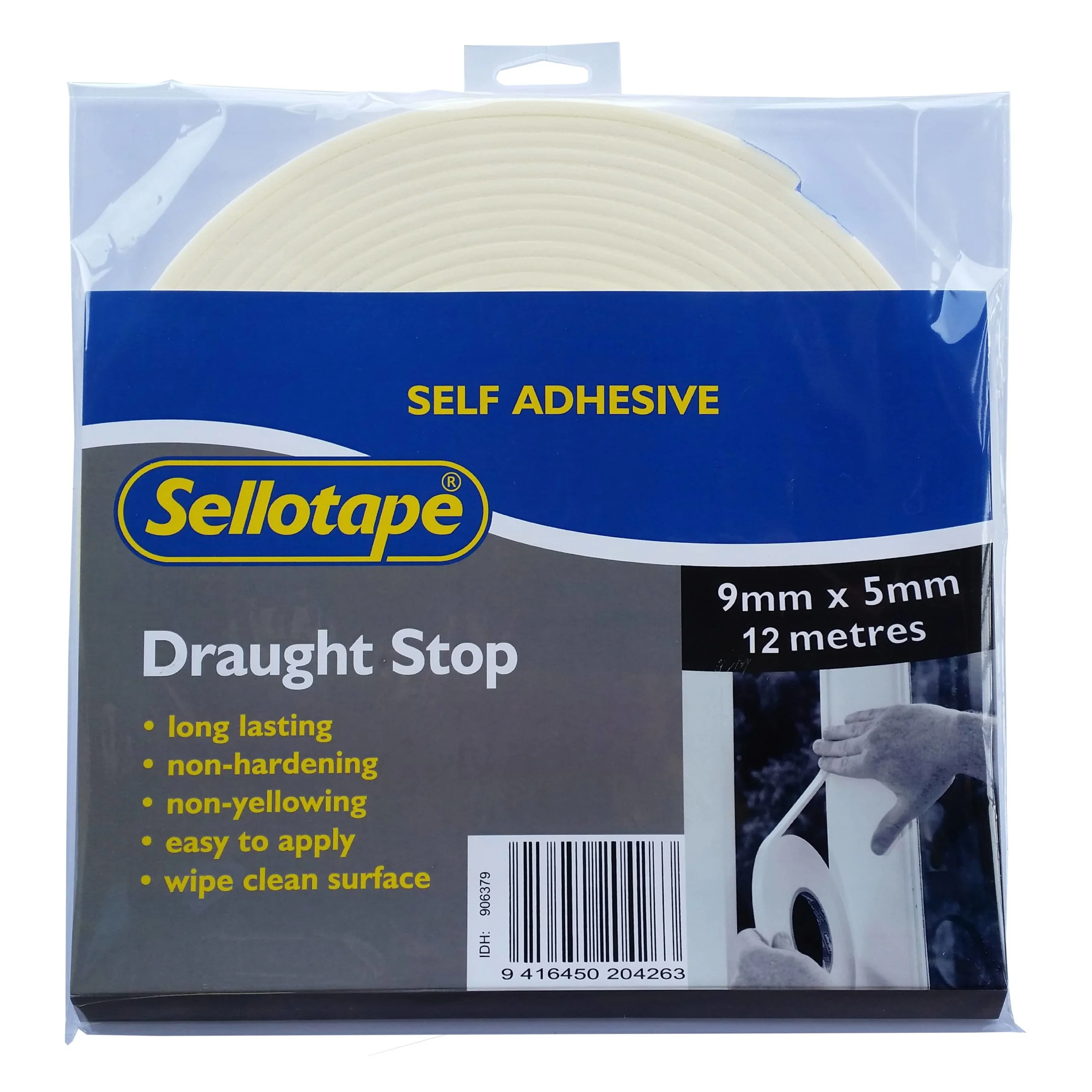 Sellotape Draught Stop 5mmx9mmx12m - Nail Gallerys