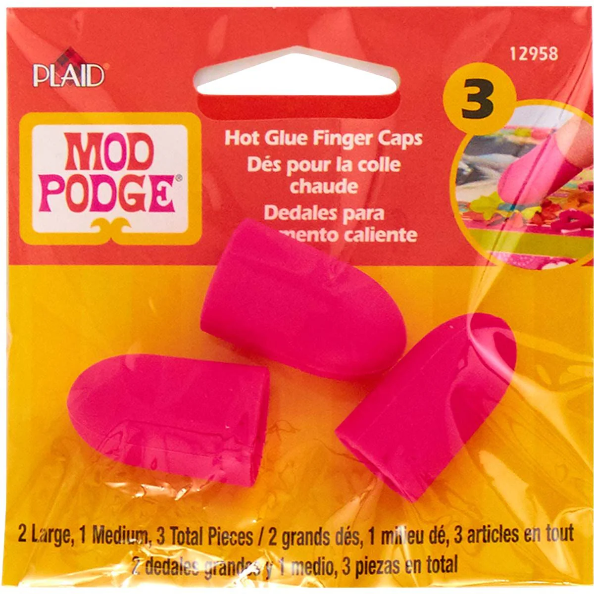 Mod Podge Finger Caps Pack Of 3 - Nail Gallerys