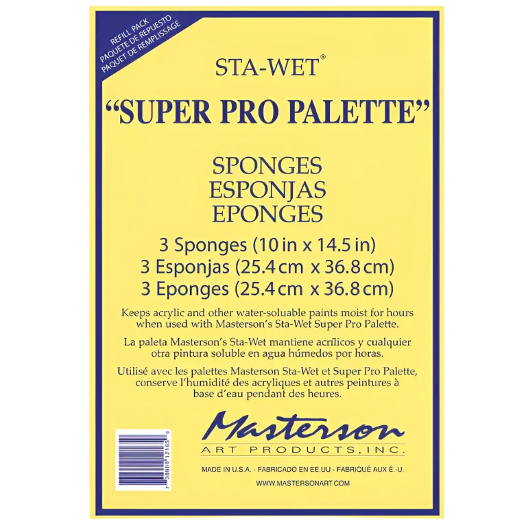 Masterson Super Pro Sponge Refill Pack Of 3 - Nail Gallerys