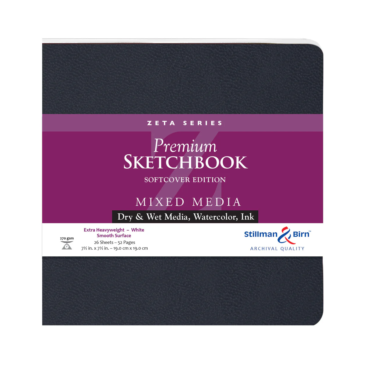 Stillman & Birn ZETA Softcover 270gsm 7.5x7.5